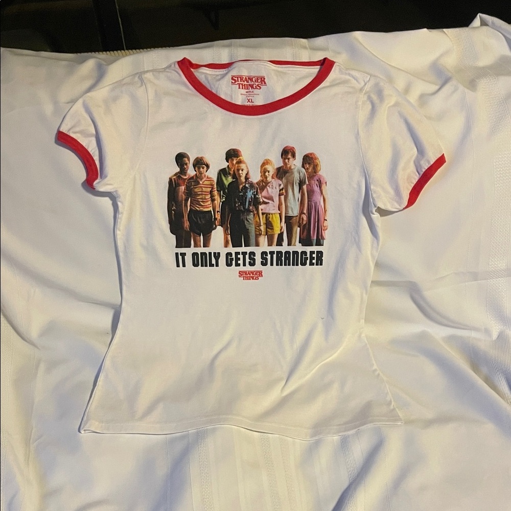 Kids White and Red T-Shirt